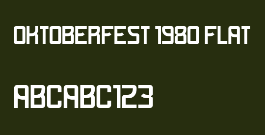 Oktoberfest 1980 Flat