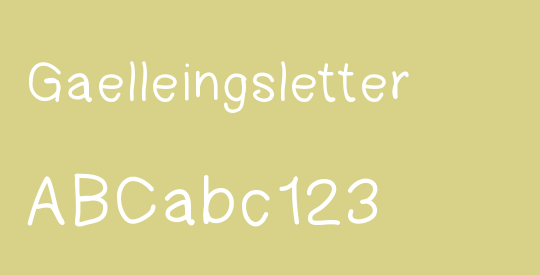Gaelleingsletter