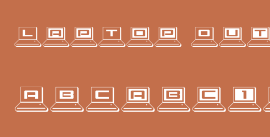 LapTop Outline 2