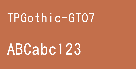 TPGothic-GT07
