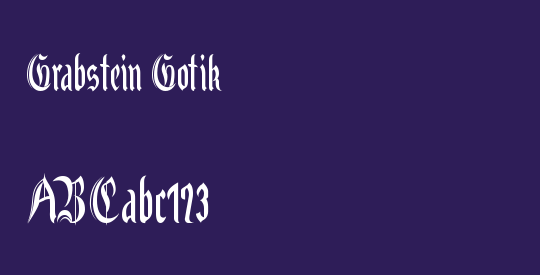 Grabstein Gotik