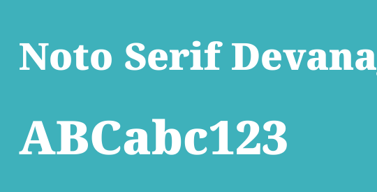 Noto Serif Devanagari Black