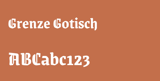 Grenze Gotisch