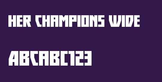 Her Champions Wide
