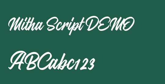 Mitha Script DEMO