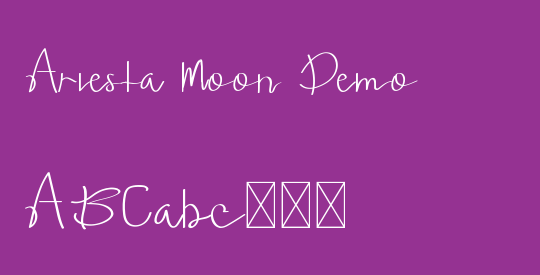 Ariesta Moon Demo