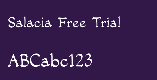 Salacia Free Trial