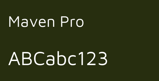 Maven Pro