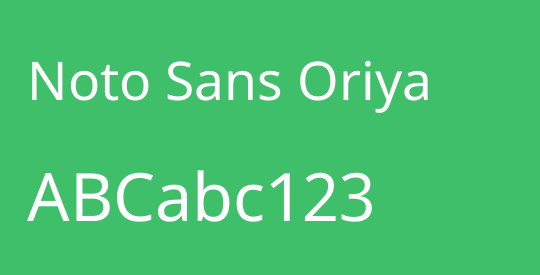 Noto Sans Oriya