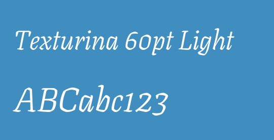 Texturina 60pt Light