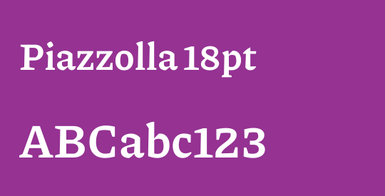 Piazzolla 18pt