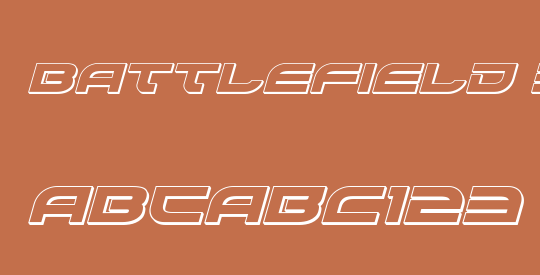 Battlefield 3D Italic