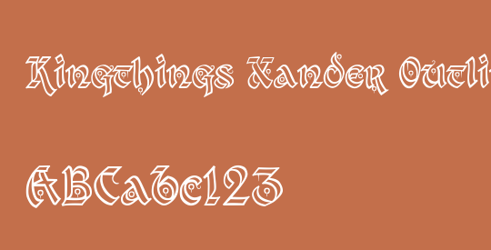 Kingthings Xander Outline