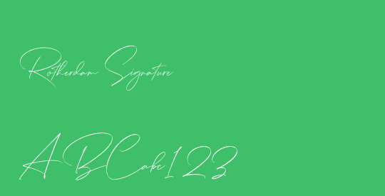 Rotherdam Signature