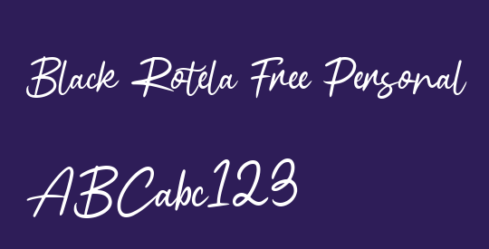 Black Rotela Free Personal