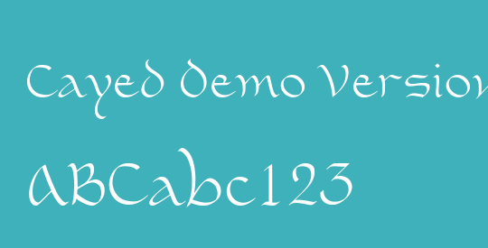 Cayed Demo Version