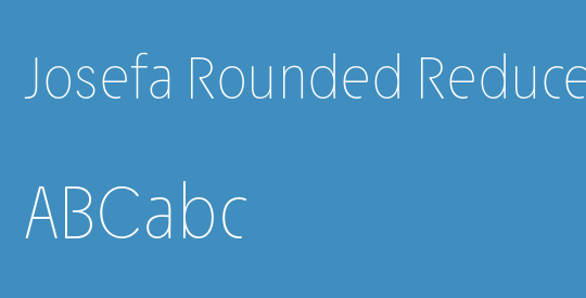 Josefa Rounded Reduced