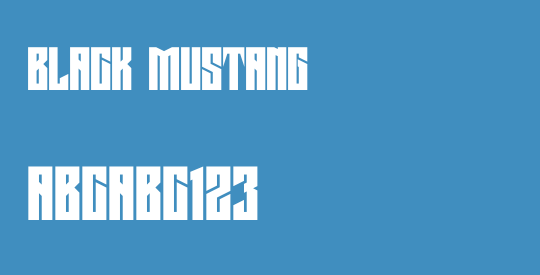 Black Mustang