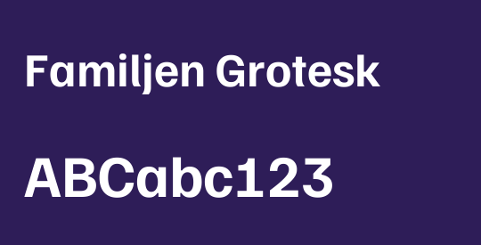 Familjen Grotesk