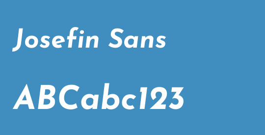 Josefin Sans