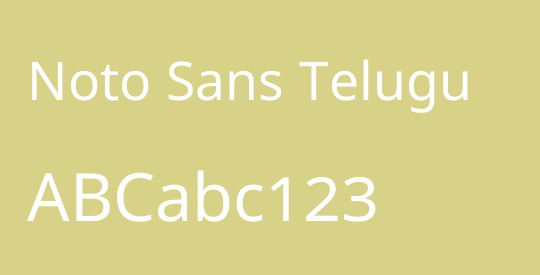 Noto Sans Telugu