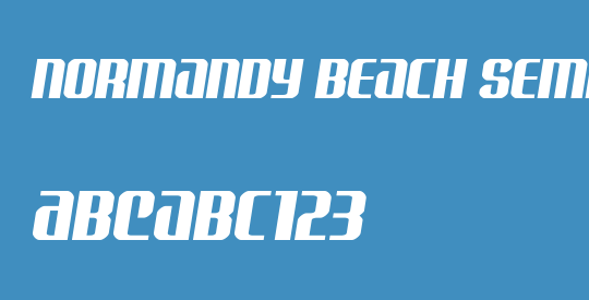 Normandy Beach Semi-Italic