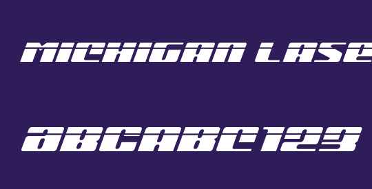 Michigan Laser Italic