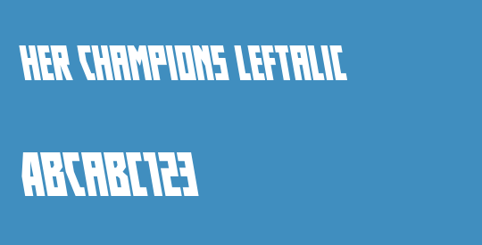 Her Champions Leftalic