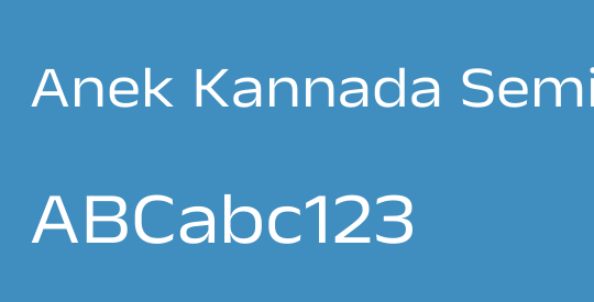 Anek Kannada SemiExpanded