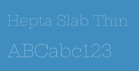 Hepta Slab Thin