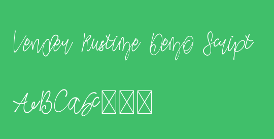 Vender Rustime Demo Script
