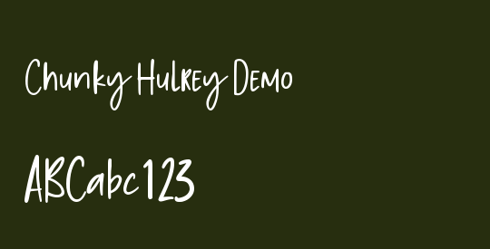 Chunky Hulrey Demo
