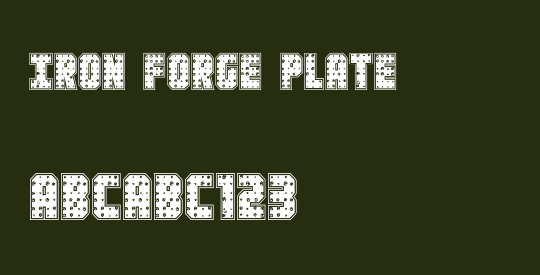 Iron Forge Plate