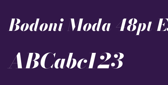 Bodoni Moda 48pt ExtraBold