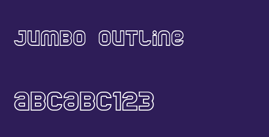 Jumbo Outline