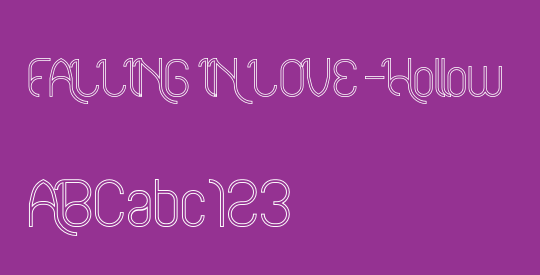 FALLING IN LOVE-Hollow