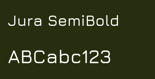 Jura SemiBold