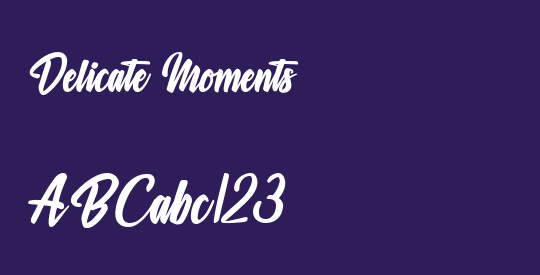 Delicate Moments