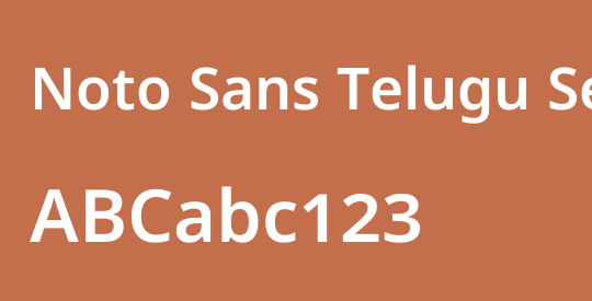 Noto Sans Telugu SemiBold