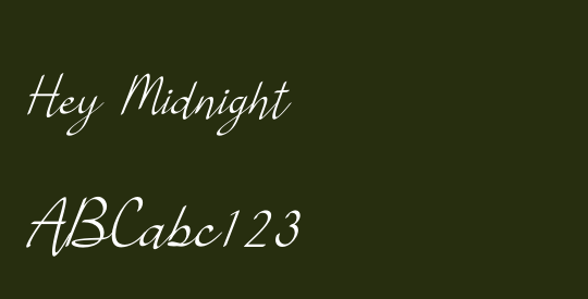 Hey Midnight