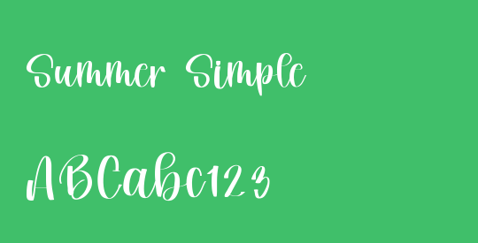 Summer Simple