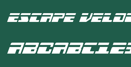 Escape Velocity Compact Italic