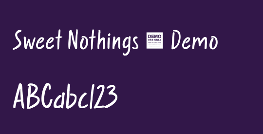 Sweet Nothings - Demo