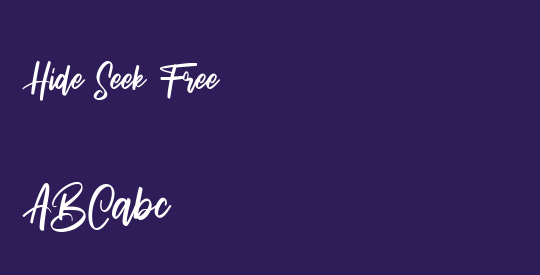 Hide Seek Free