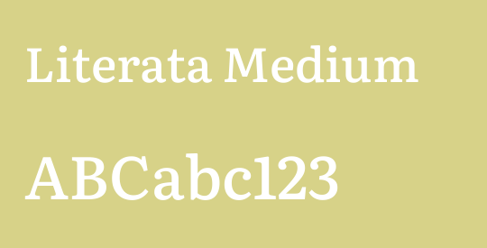 Literata Medium