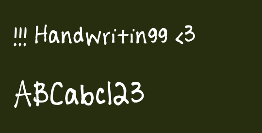 !!! Handwritingg <3