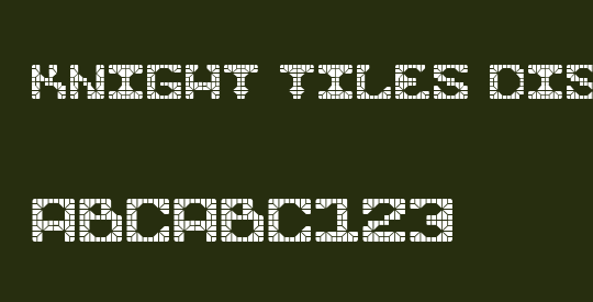 Knight Tiles Display Rounded Tiles