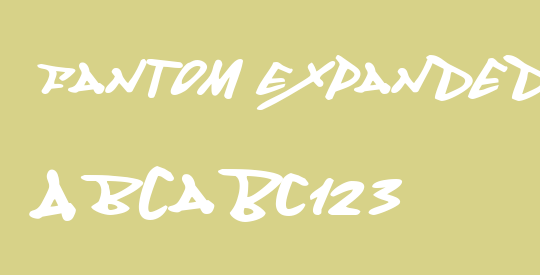 Fantom Expanded Italic