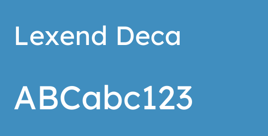 Lexend Deca