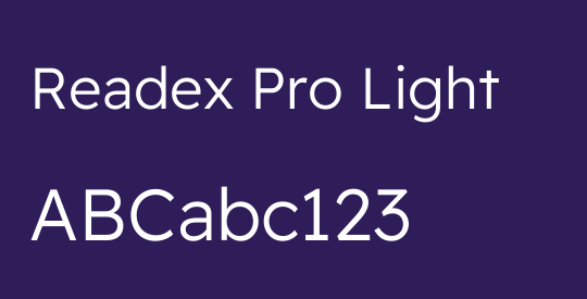 Readex Pro Light